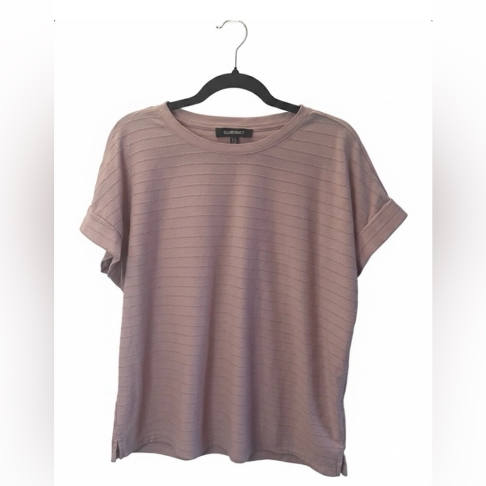 Ellen Tracy Pink Short Sleeve Tee